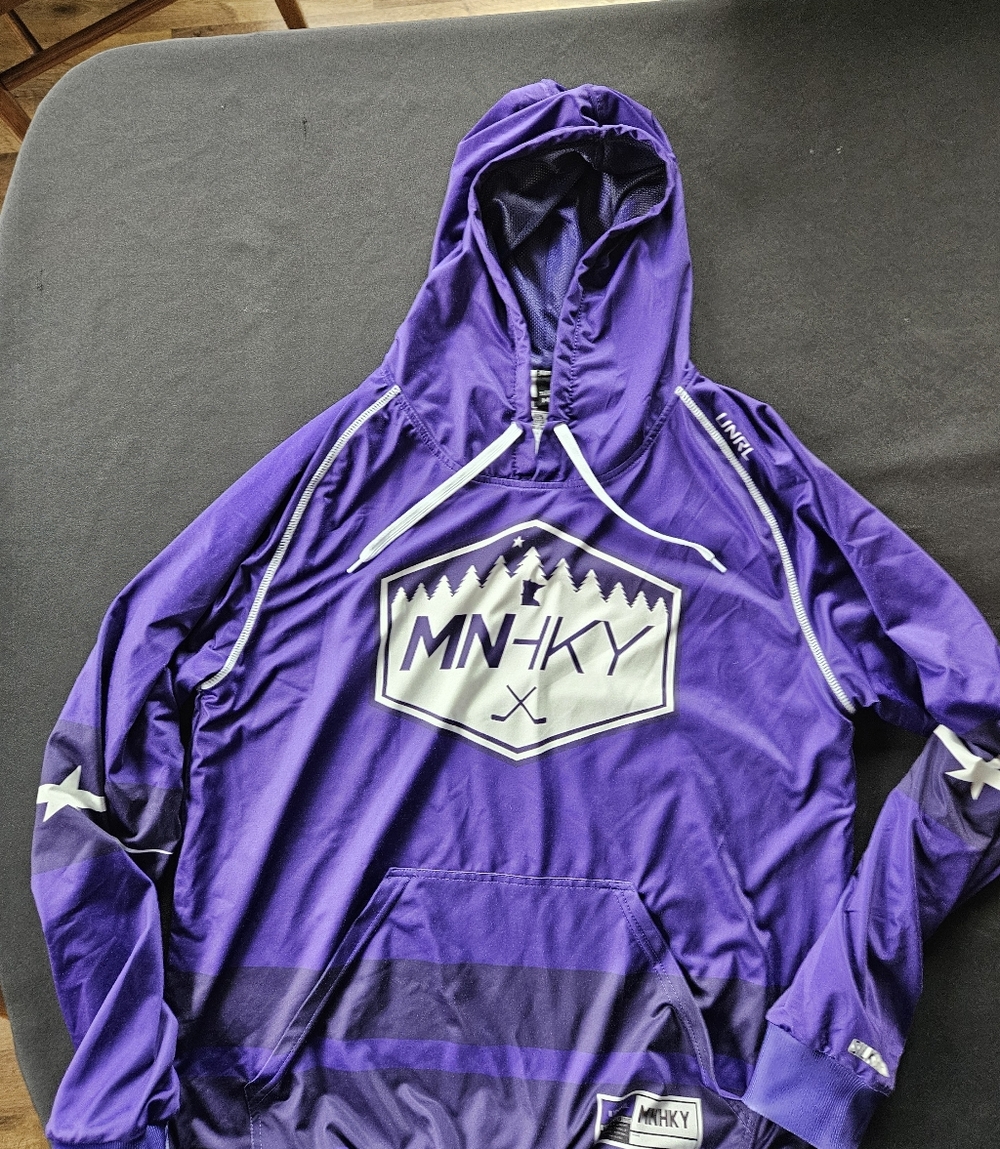 MN-HKY Purple Pullover Hoodie